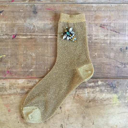 Rio Socks in Gold by Sixton