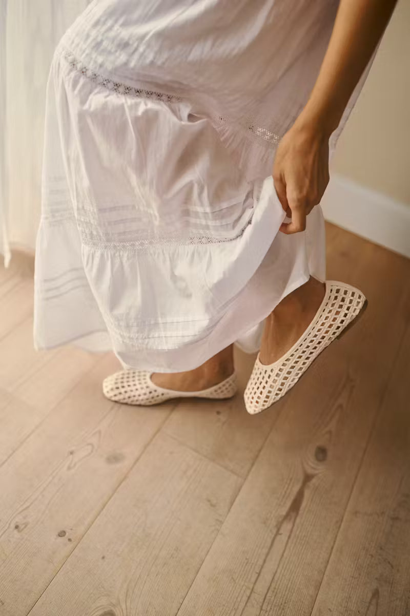 Kaffe kavalerie skirt chalk