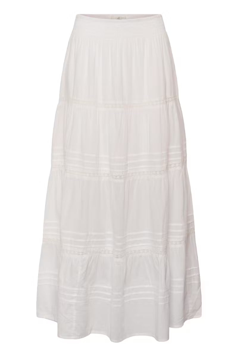 Kaffe kavalerie skirt chalk