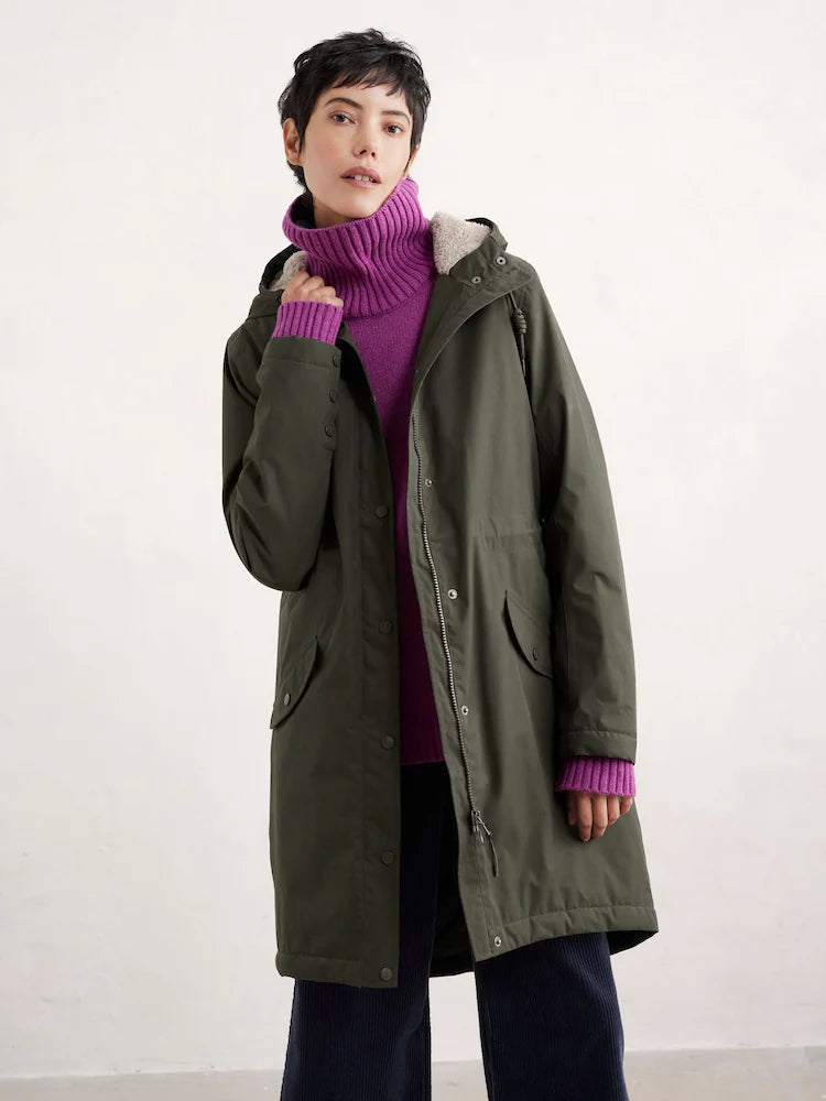 Seasalt Cornwall Green Tall Plant Hunter 2 Coat