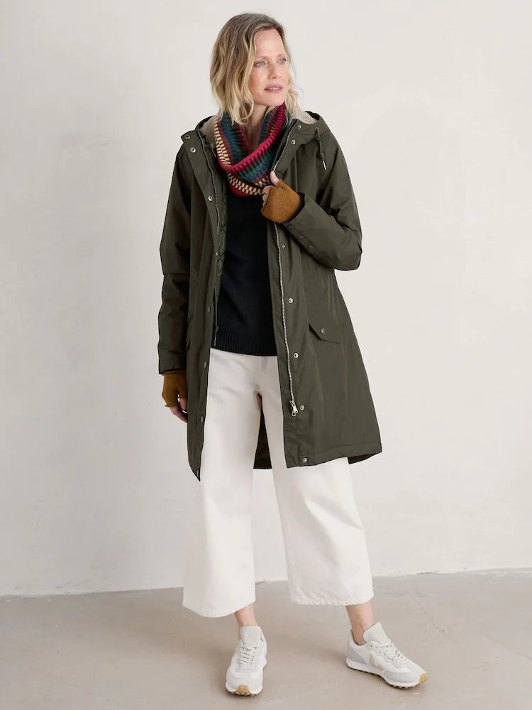 Seasalt Cornwall Green Tall Plant Hunter 2 Coat