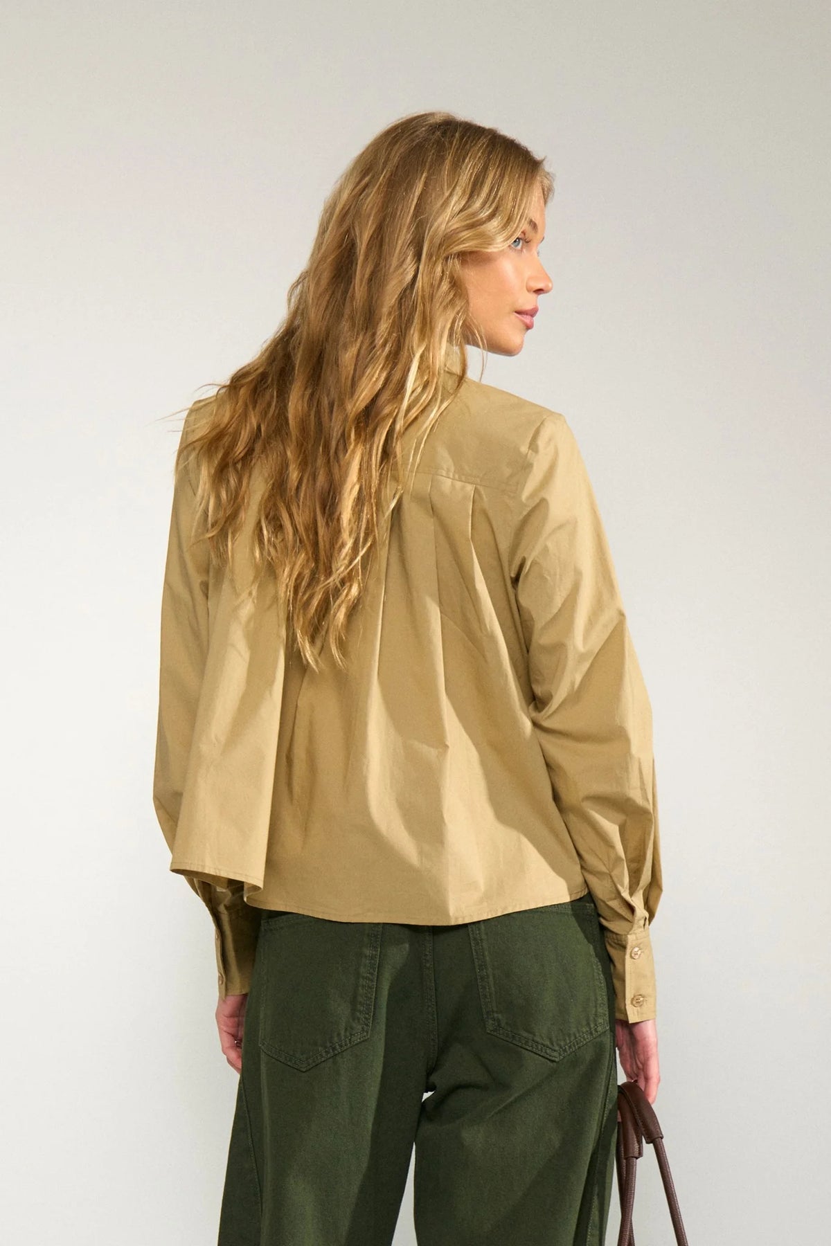 Numph NUASHO SHIRT - Kelp