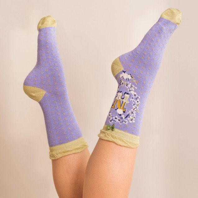 Powder uk Alphabet letter socks