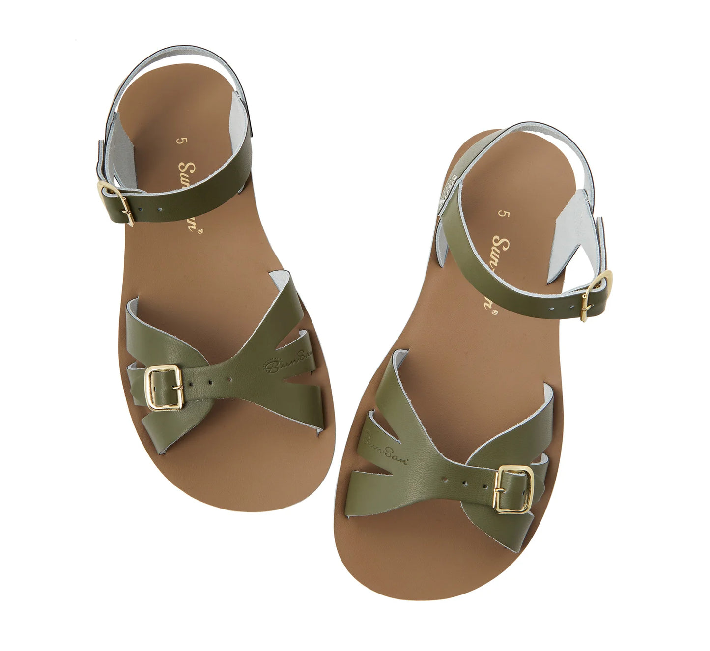 Saltwater Boardwalk Olive Womens Sandal