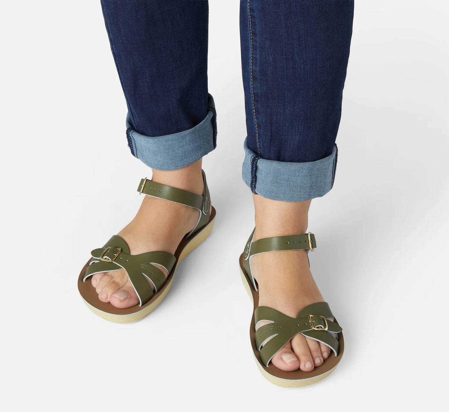 Saltwater Boardwalk Olive Womens Sandal