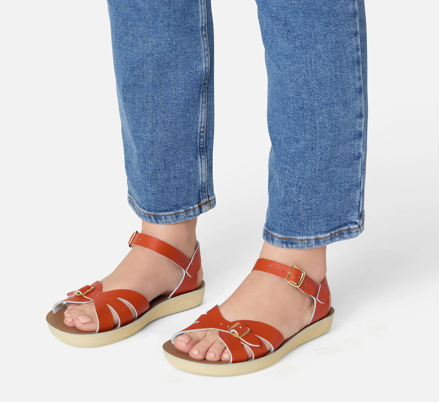 Saltwater Boardwalk Paprika Womens Sandal