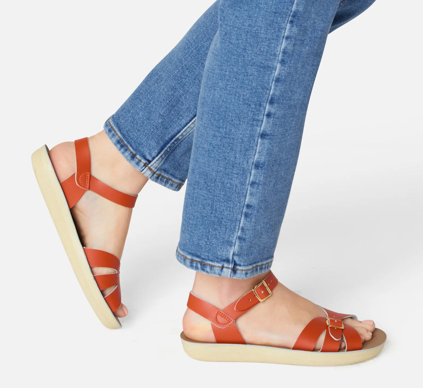 Saltwater Boardwalk Paprika Womens Sandal