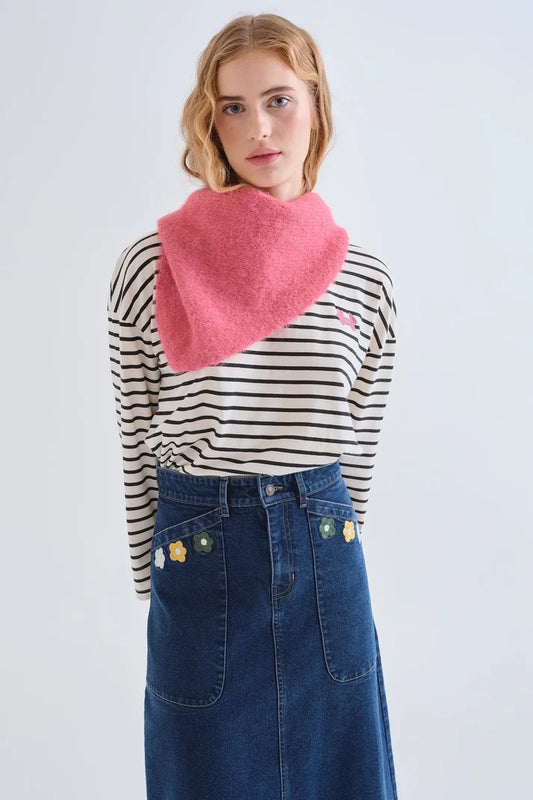 Compania fantastica Pink triangular bandana