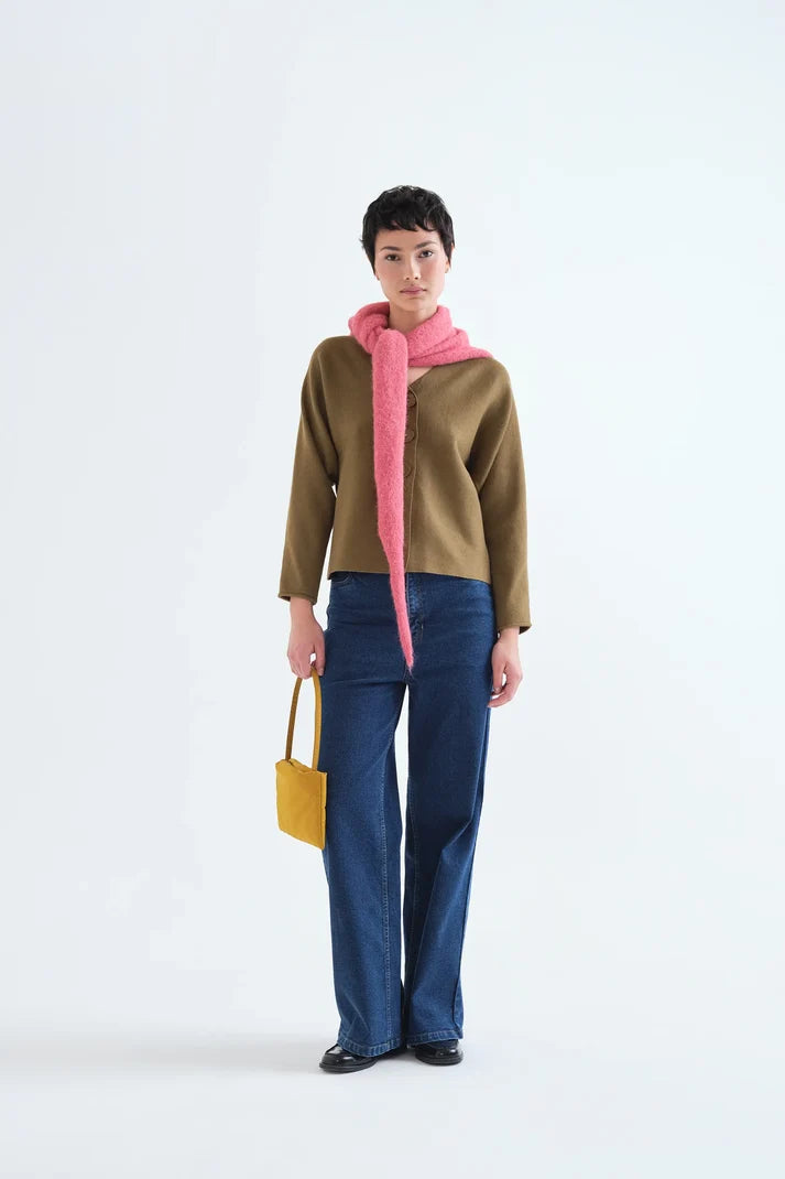 Compania fantastica Olive green cardigan