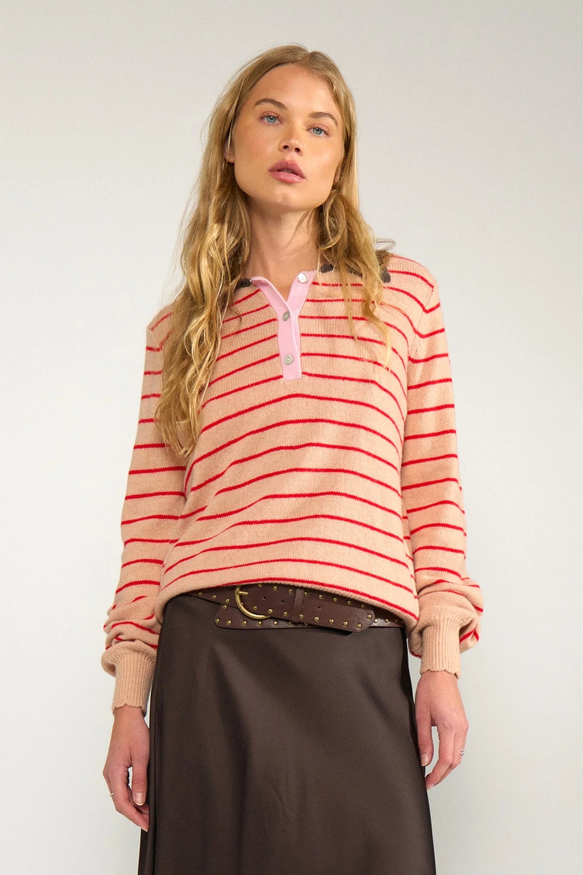 Numph NULUCINDA STRIPE PULLOVER - Roebuck