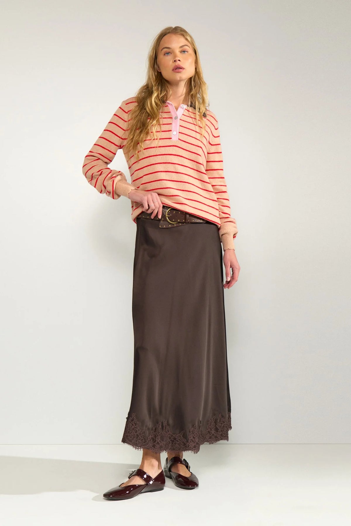 Numph NULUCINDA STRIPE PULLOVER - Roebuck