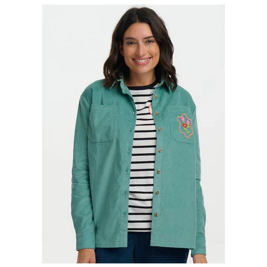 Sugarhill Karina Overshirt - Teal Cord
