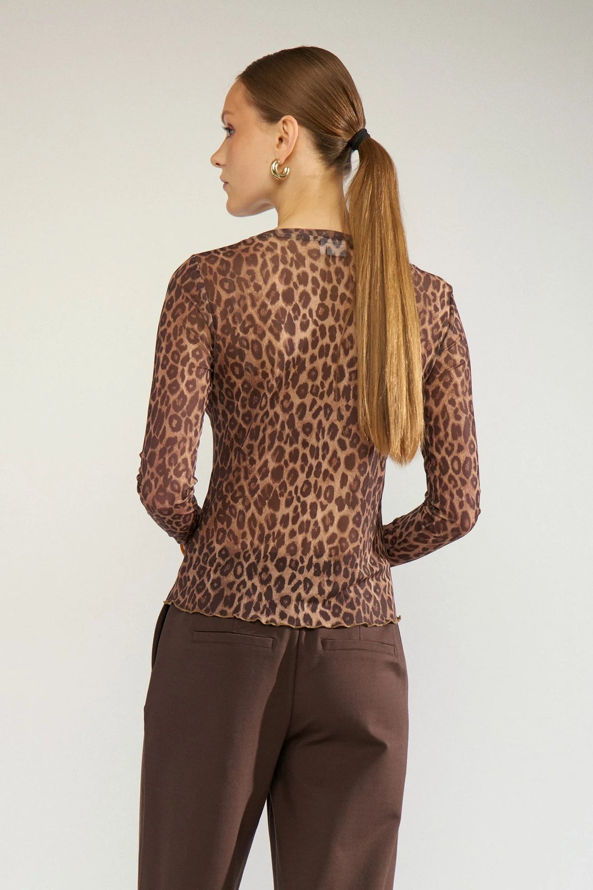 Numph NULIONIS BLOUSE - Tiger´s Eye