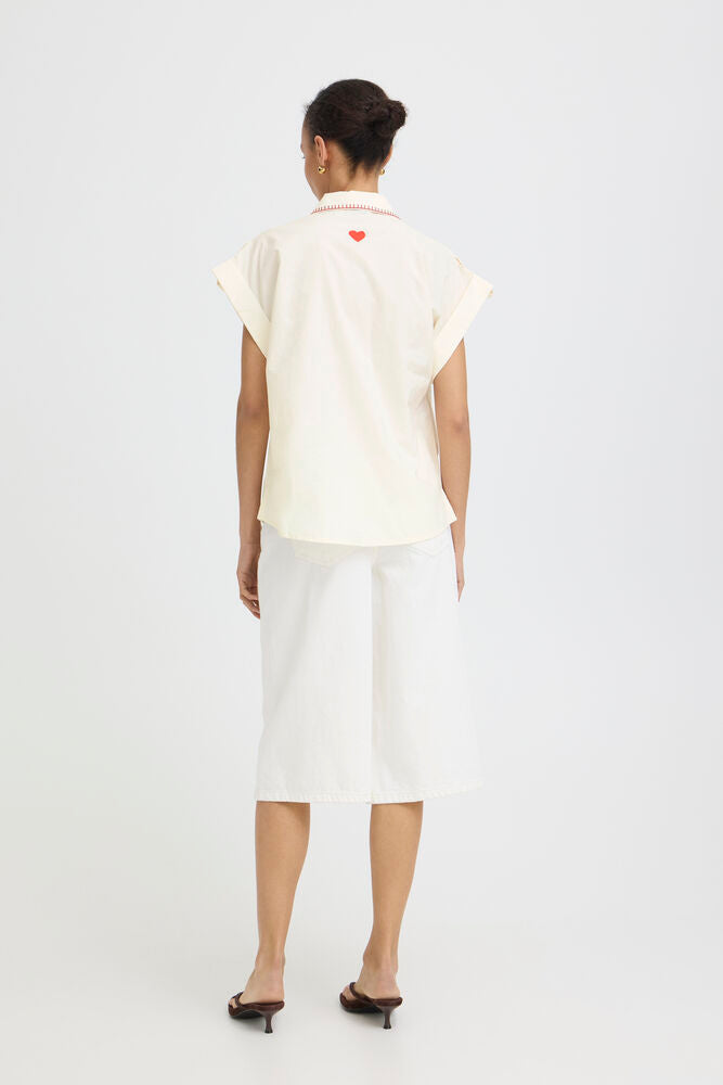 Byoung BYJESSEL EMB SHIRT