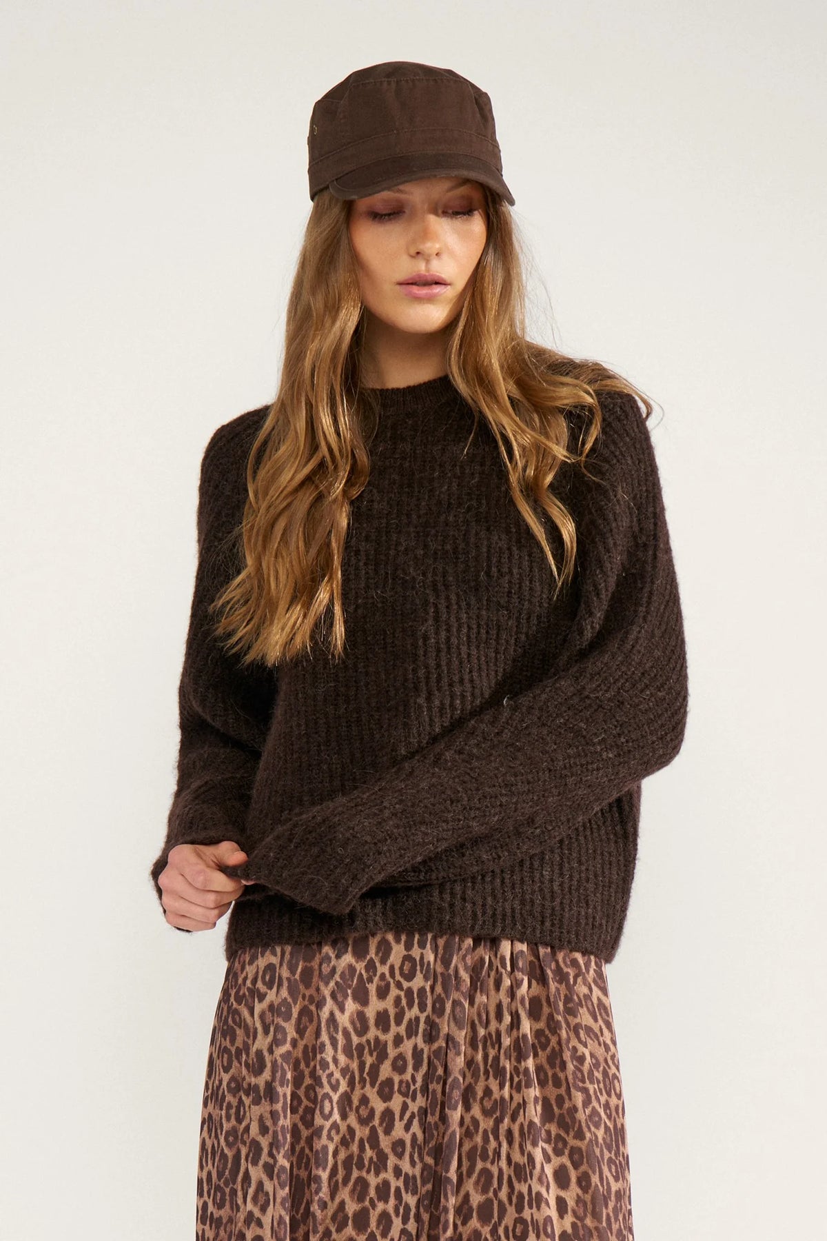 Numph NUZINDI PULLOVER - Black Coffee