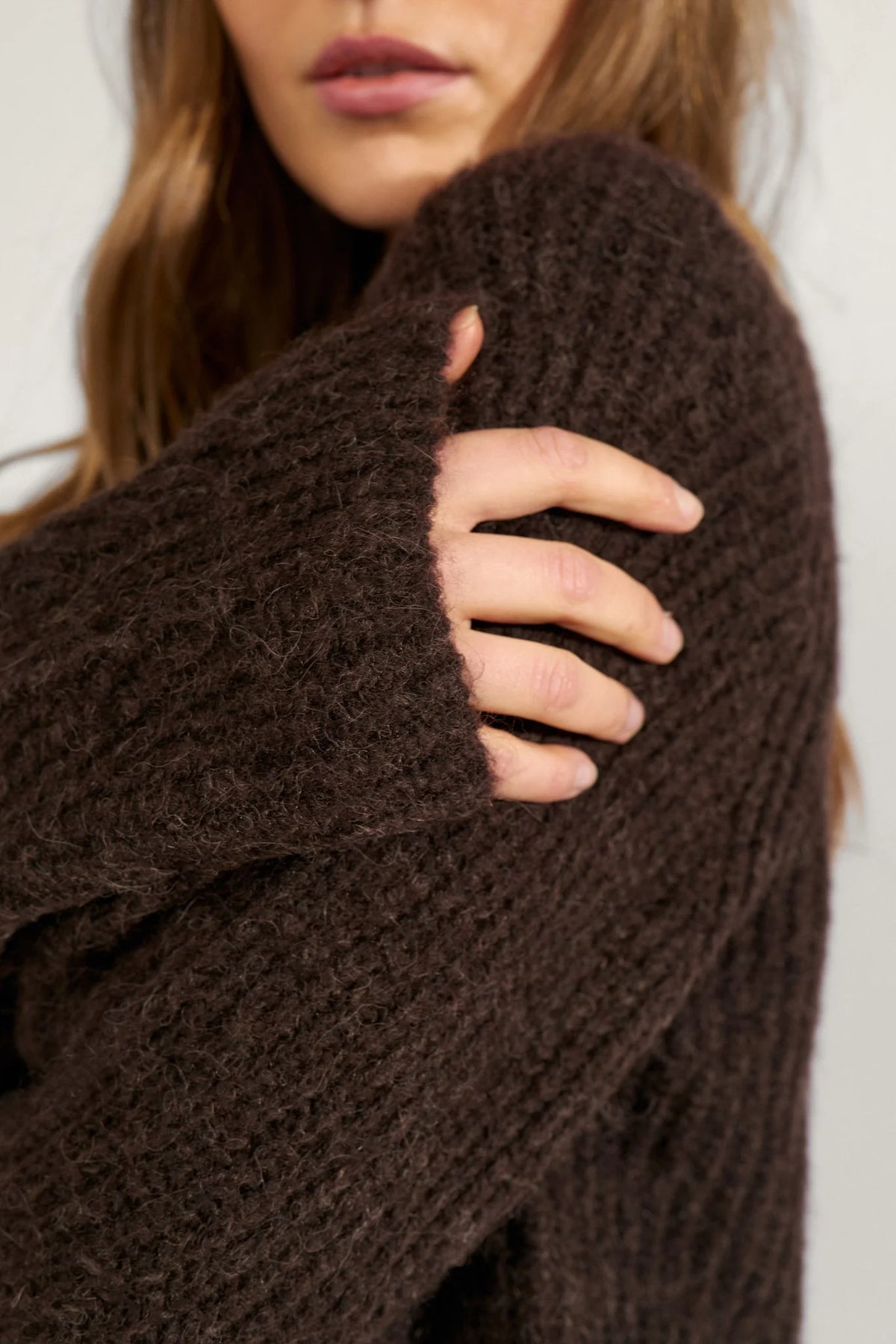 Numph NUZINDI PULLOVER - Black Coffee