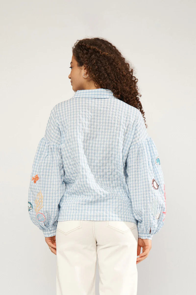 Numph NUSURFER SHIRT - Placid Blue