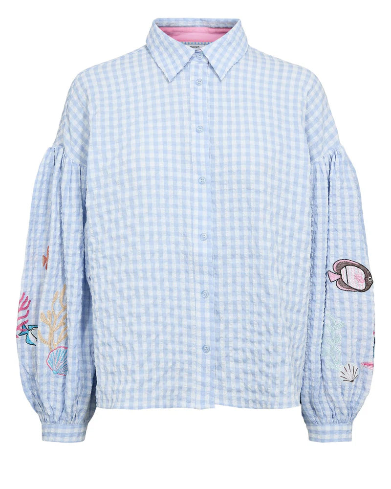Numph NUSURFER SHIRT - Placid Blue
