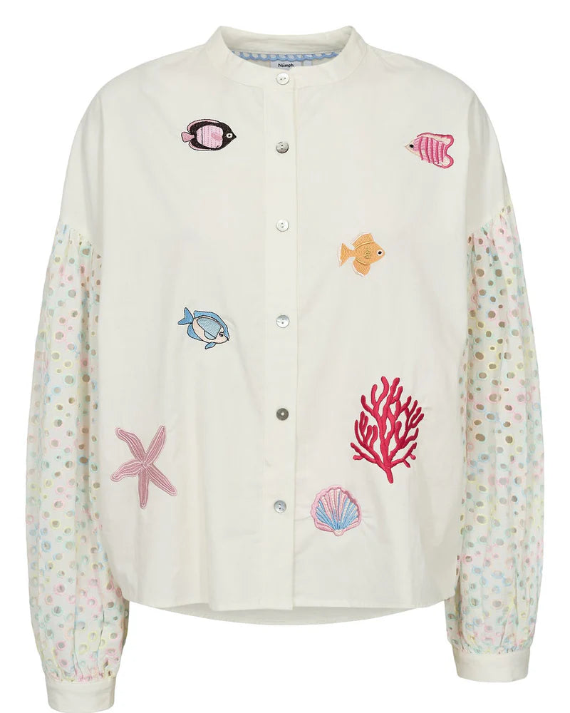 Numph NUMARISA SHIRT - Bright White