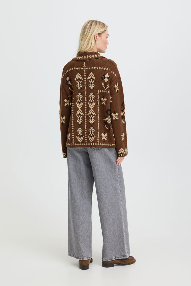 Byoung BYORLI JACQUARD CARDIGAN