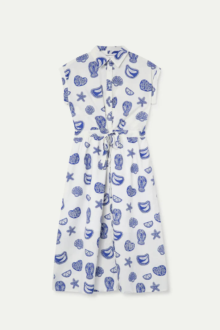 Compania Fantastica lobster print midi dress