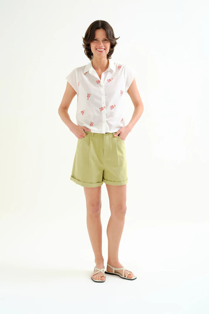 Compania Fantastica shirt with red lobster