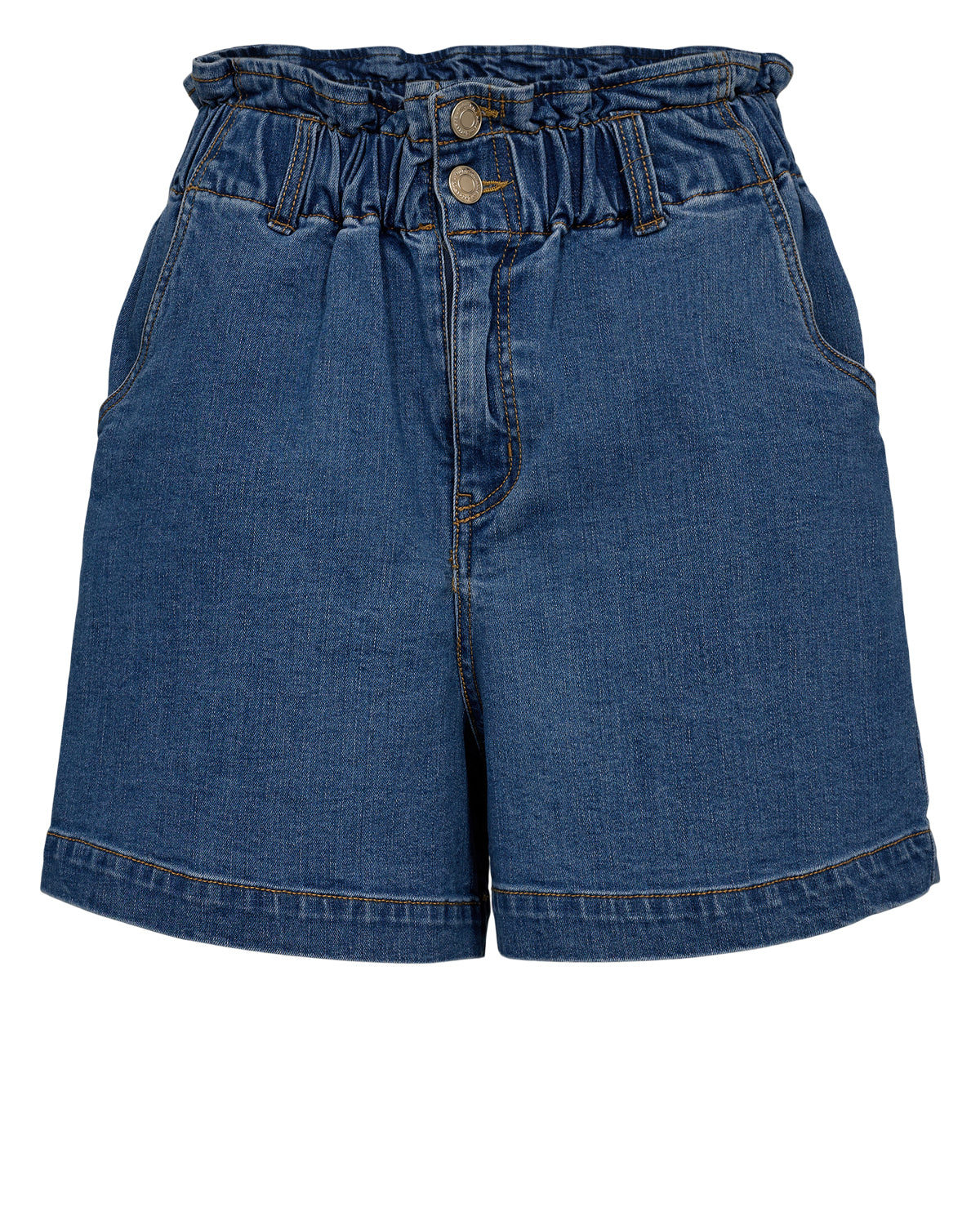 Numph nululu denim shorts - Medium blue denim