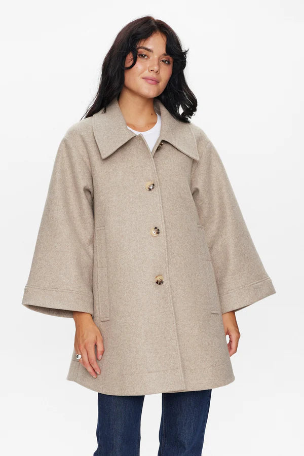 Nukimberly coat -sesame