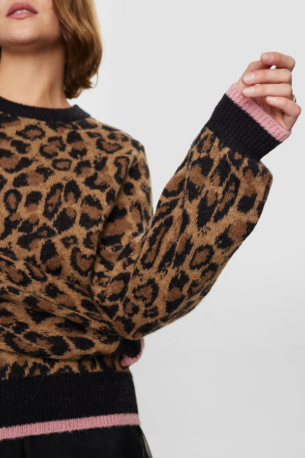 Numph Nulio pullover tiger eys