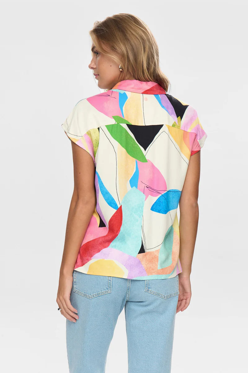 Numph NUADELINE SL SHIRT - Peony