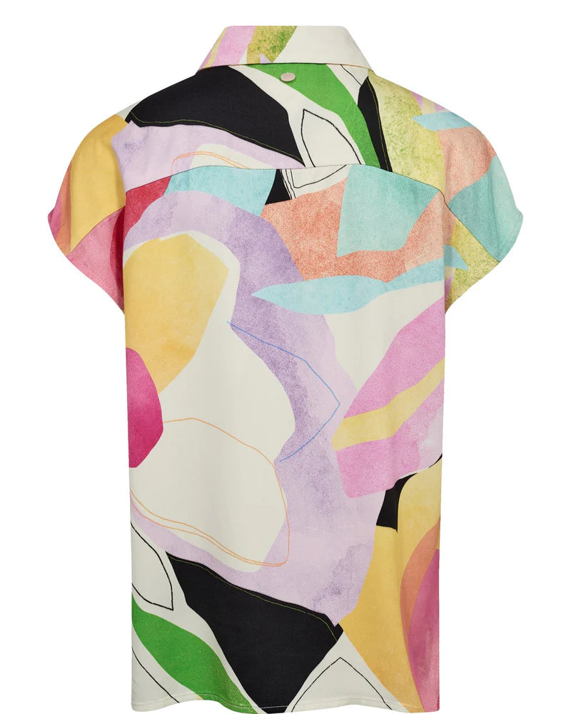 Numph NUADELINE SL SHIRT - Peony