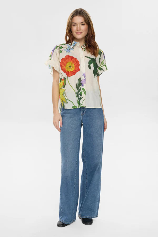 Numph NUBELISA SLEEVELESS SHIRT - Pristine