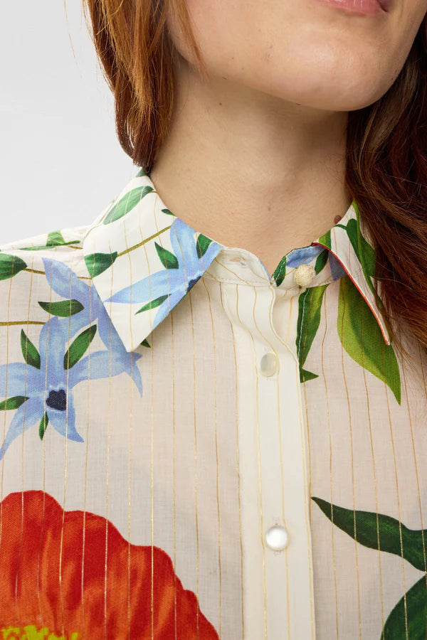 Numph NUBELISA SLEEVELESS SHIRT - Pristine