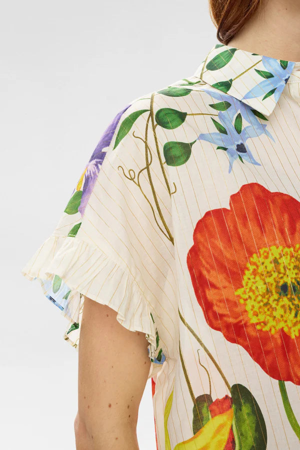 Numph NUBELISA SLEEVELESS SHIRT - Pristine