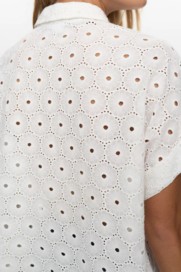 Numph NUPALMA SLEEVELESS SHIRT - Bright White