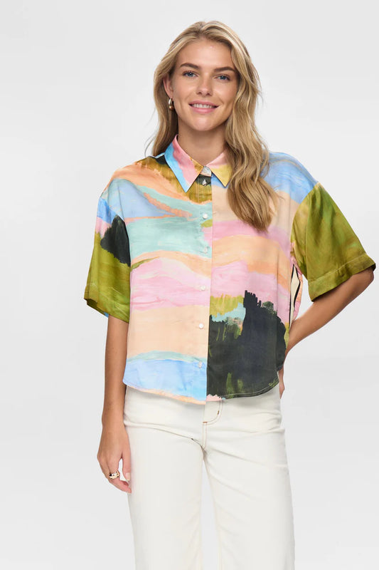 Numph NUMEADOW SHIRT - Peony