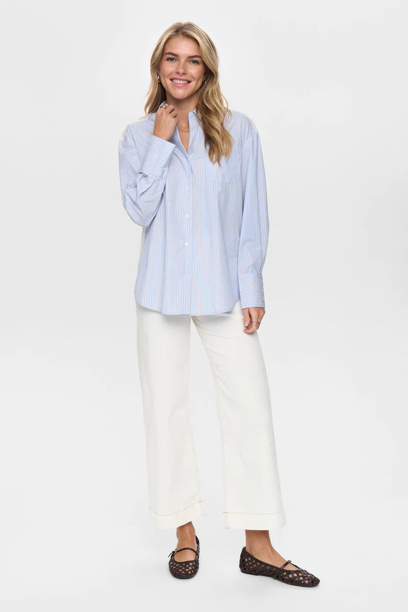 Numph NUSAMMIE SHIRT - Airy Blue