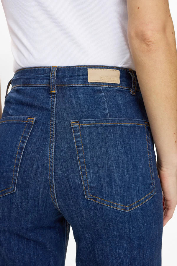 Numph NUPARIS HR WIDE JEANS - P3012 - Dark Blue Denim