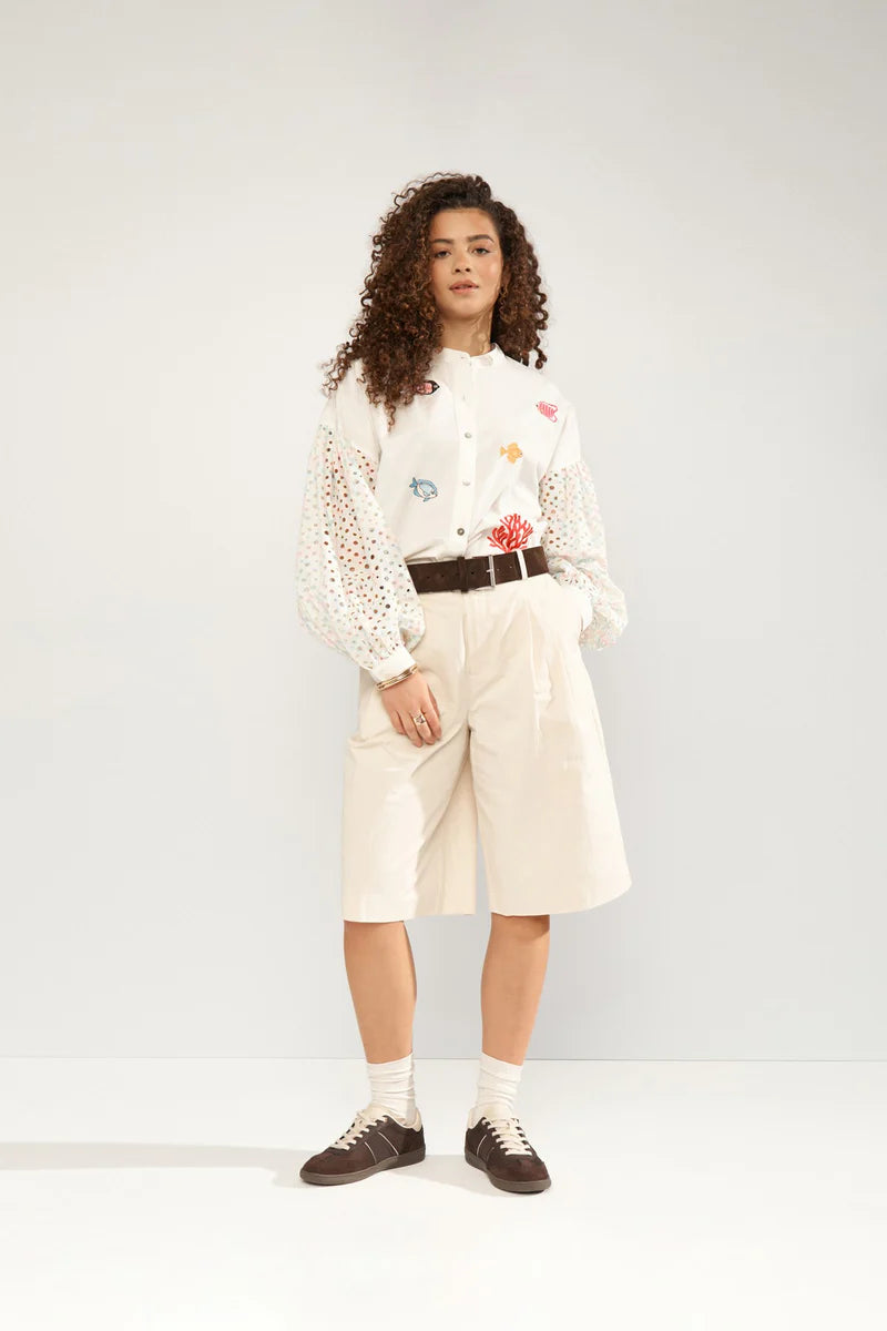 Numph NUMARISA SHIRT - Bright White