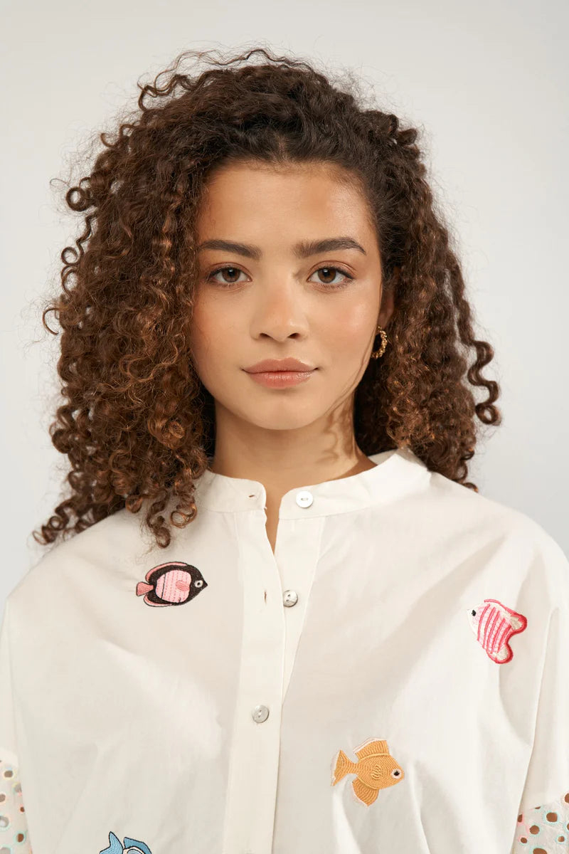 Numph NUMARISA SHIRT - Bright White
