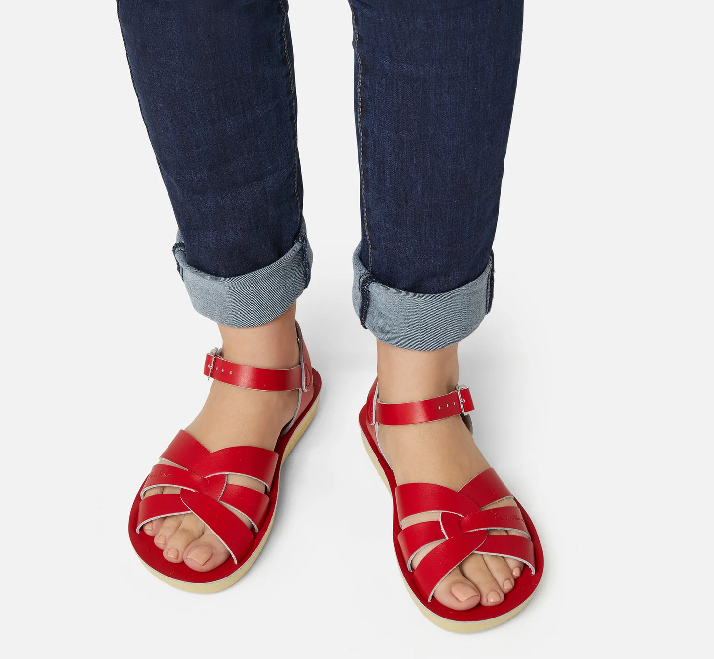 Saltwater Swimmer Red Womens sandal