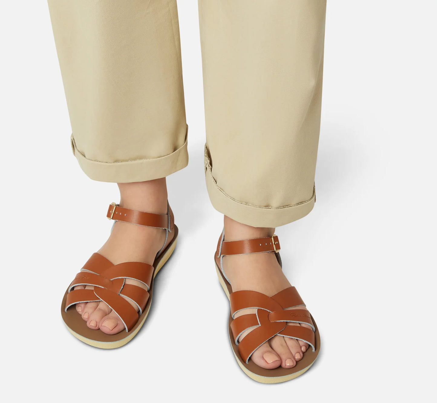 Saltwater Swimmer Tan Womens Sandal