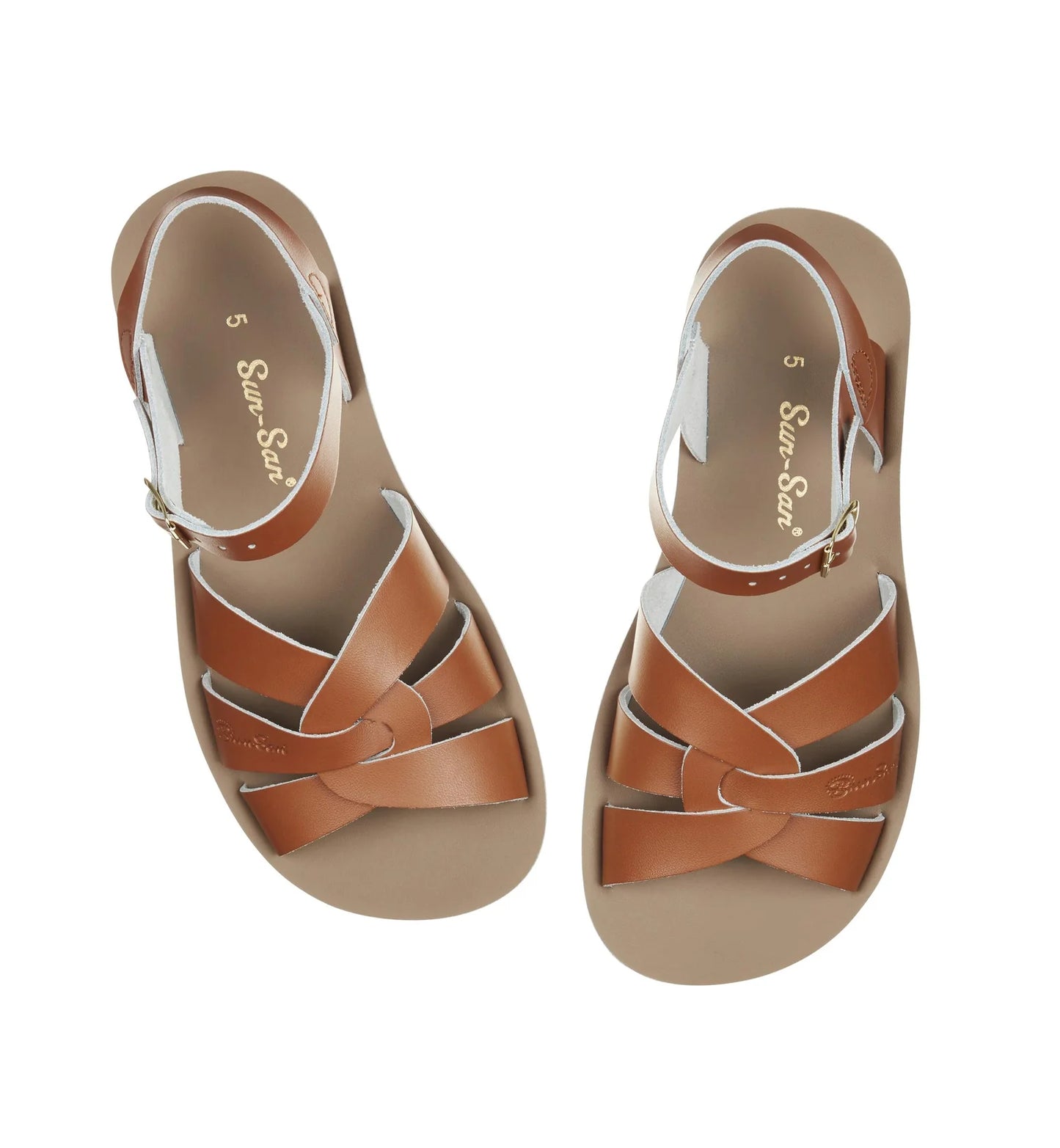 Saltwater Swimmer Tan Womens Sandal