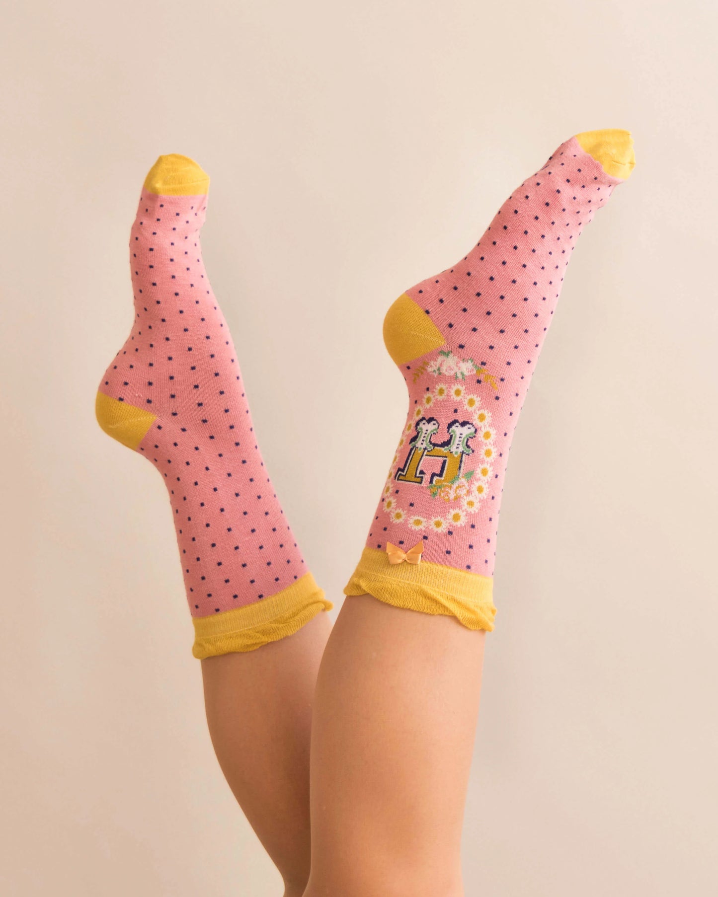 Powder uk Alphabet letter socks