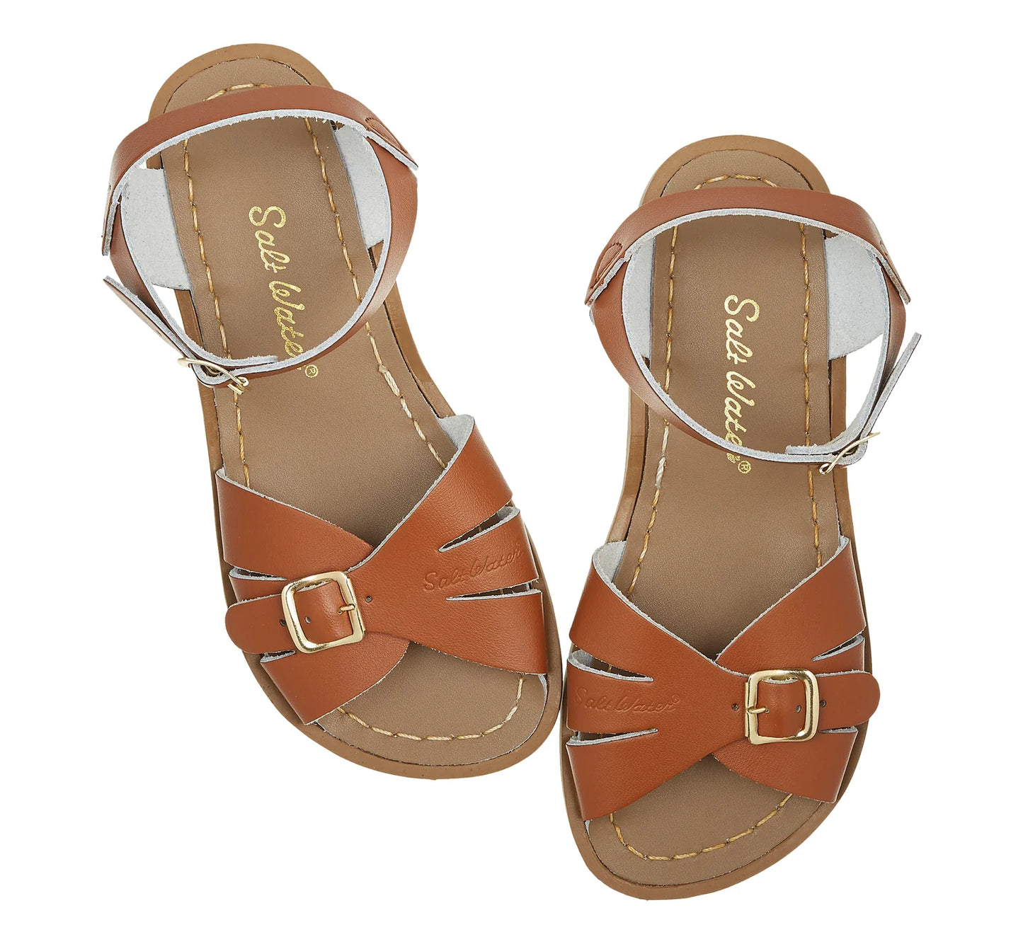 Saltwater Classice tan sandal