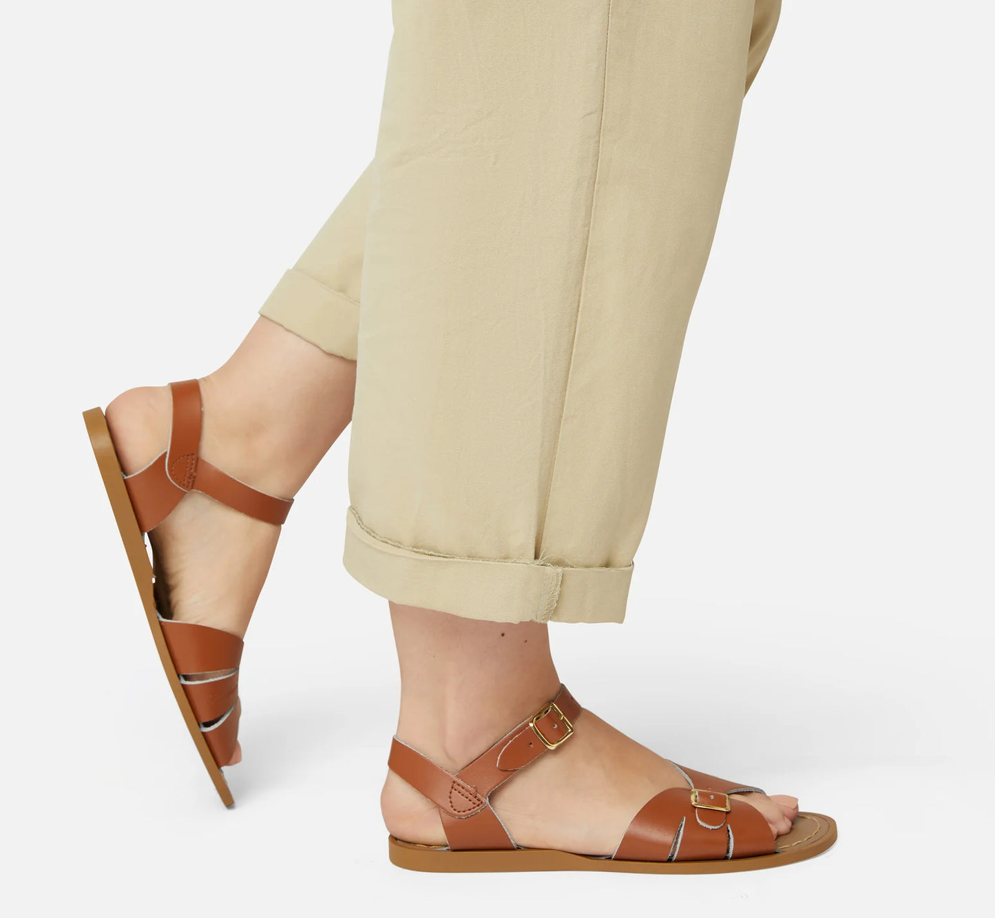 Saltwater Classice tan sandal