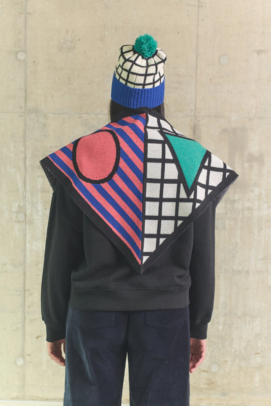 Memphis Wool Triangle Scarf