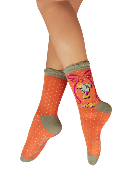Powder uk Alphabet letter socks