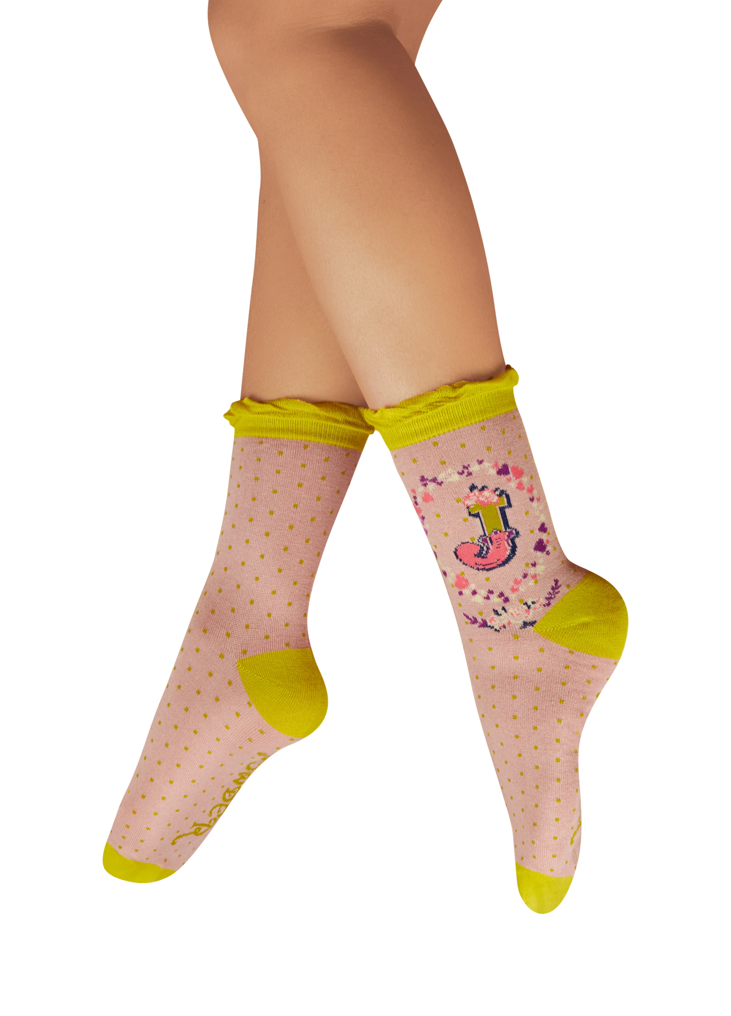 Powder uk Alphabet letter socks