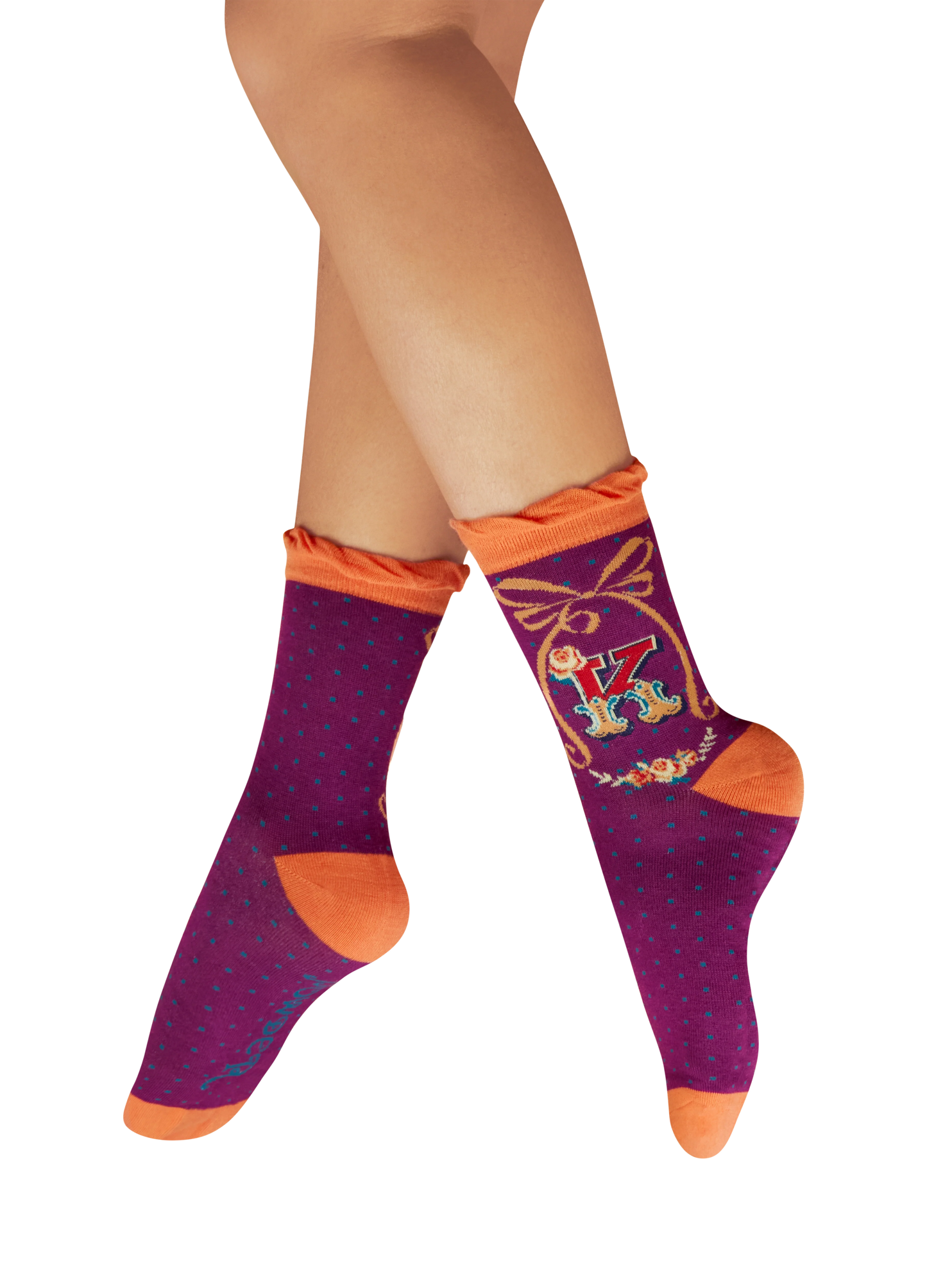 Powder uk Alphabet letter socks